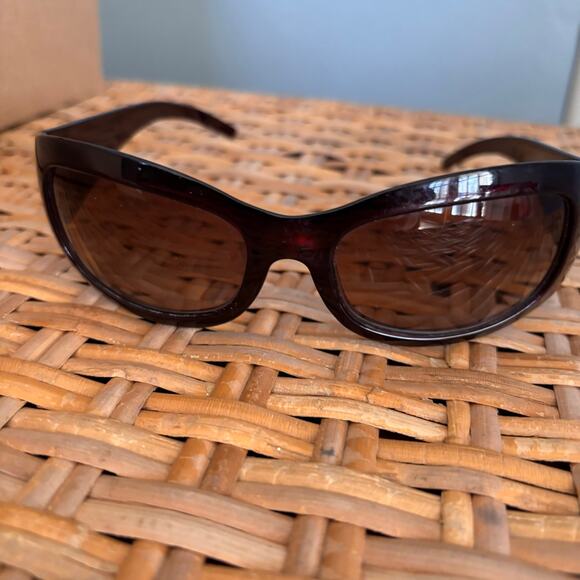 Fendi Brown Gold Rhinestone Sunglasses main image 4